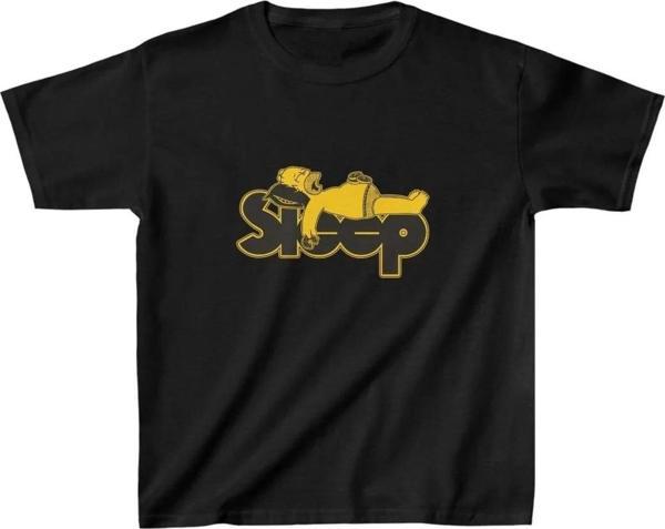Unisex Çocuk Baskılı T-Shirt - Siyah - Image 1