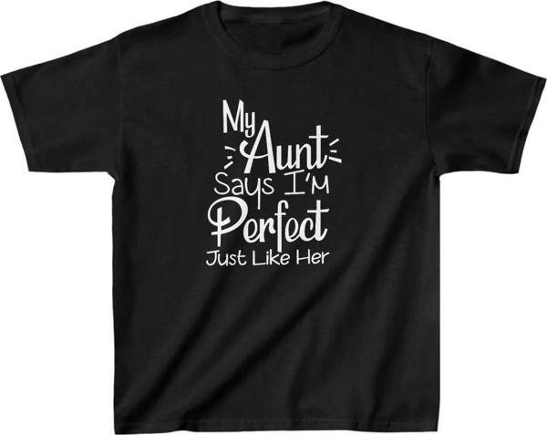 Unisex Çocuk Baskılı T-Shirt - Siyah - Image 1