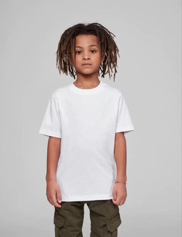 Çocuk Unisex Basic T-Shirt - Beyaz - Image 1