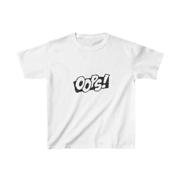 Unisex Çocuk Baskılı T-Shirt - Beyaz - Image 1
