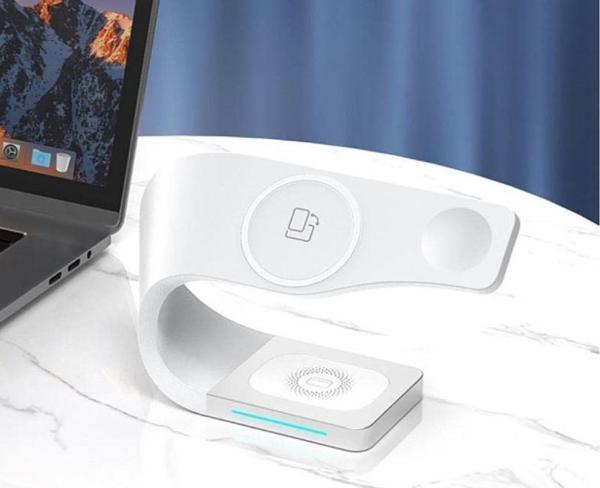 Fangao 4in1 Kablosuz Wireless Iphone Airpods Apple Watch Şarj Standı - Image 1