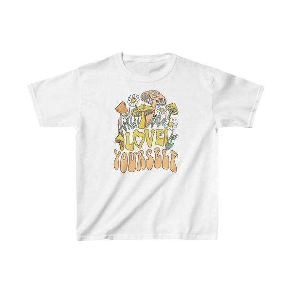 Çocuk Unisex Baskılı T-Shirt - Beyaz - Image 1