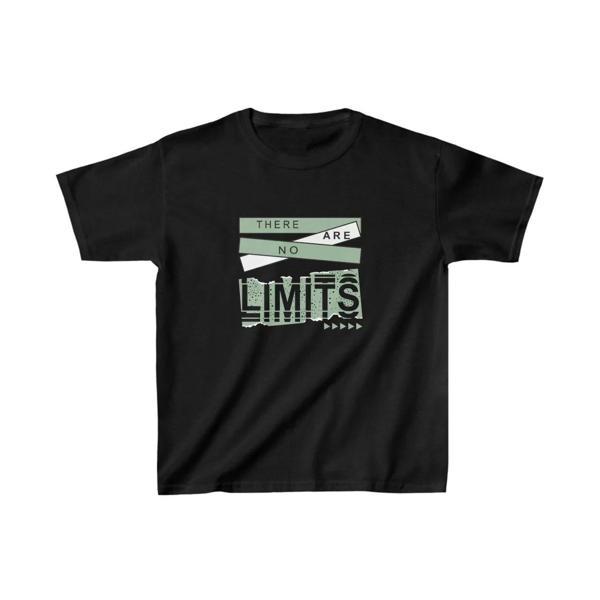 Unisex Çocuk Baskılı T-Shirt - Siyah - Image 1