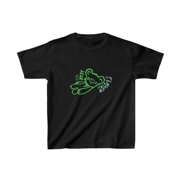 Unisex Çocuk Baskılı T-Shirt - Siyah - Image 1