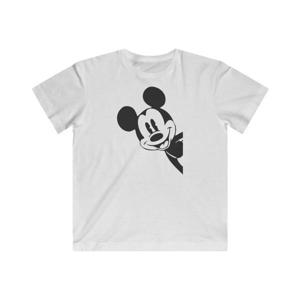 Çocuk Unisex Baskılı T-Shirt - Beyaz - Image 1