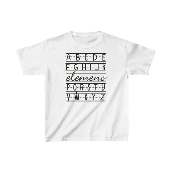 Unisex Çocuk Baskılı T-Shirt - Beyaz - Image 1