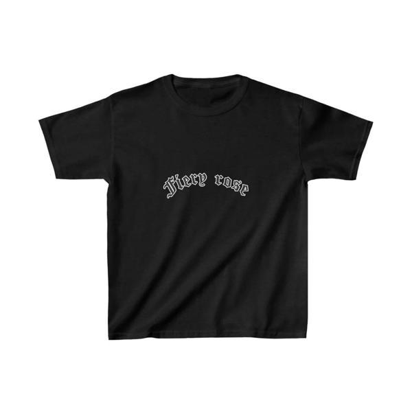 Çocuk Unisex Baskılı T-Shirt - Siyah - Image 1