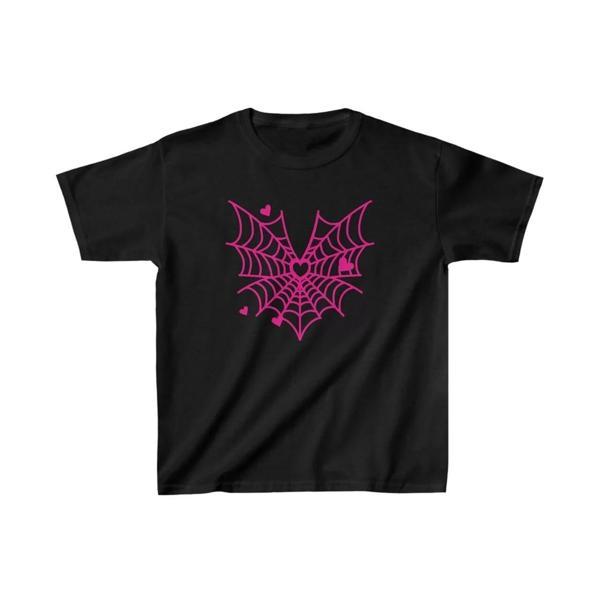 Unisex Çocuk Baskılı T-Shirt - Siyah - Image 1
