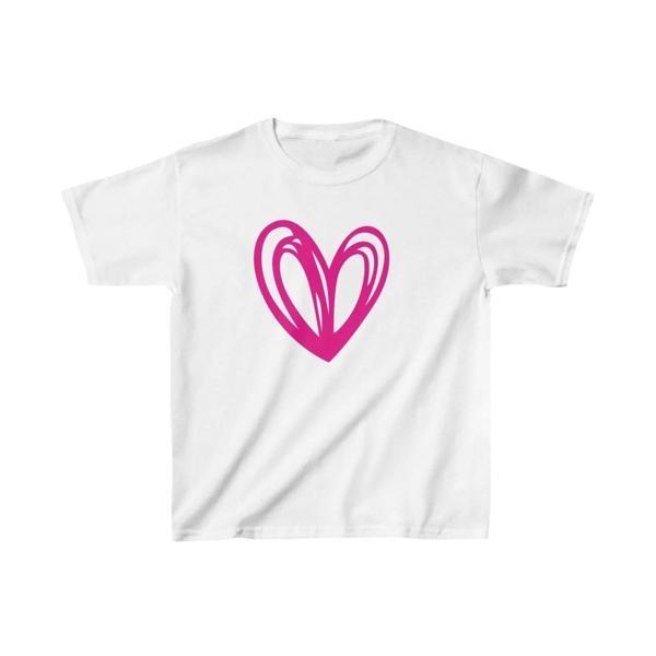 Unisex Çocuk Baskılı T-Shirt - Beyaz - Image 1