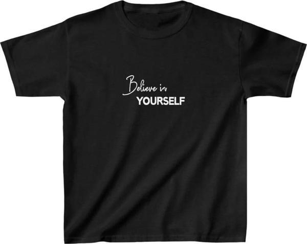 Unisex Çocuk Baskılı T-Shirt - Siyah - Image 1