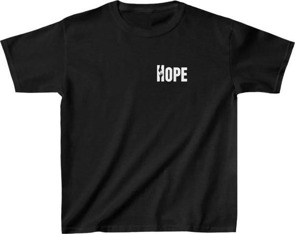 Unisex Çocuk Baskılı T-Shirt - Siyah - Image 1