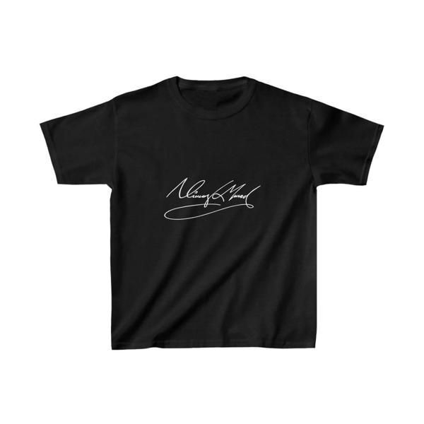 Unisex Çocuk Baskılı T-Shirt - Siyah - Image 1