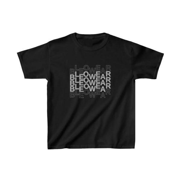 Unisex Çocuk Baskılı T-Shirt - Siyah - Image 1
