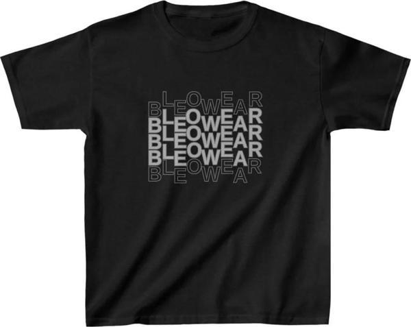 Unisex Çocuk Baskılı T-Shirt - Siyah - Image 1