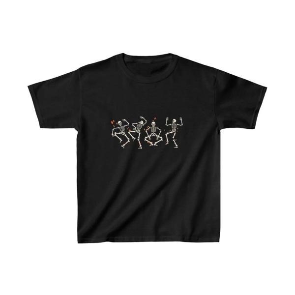 Unisex Çocuk Baskılı T-Shirt - Siyah - Image 1
