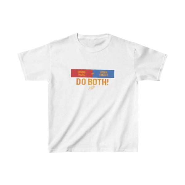 Unisex Çocuk Baskılı T-Shirt - Beyaz - Image 1