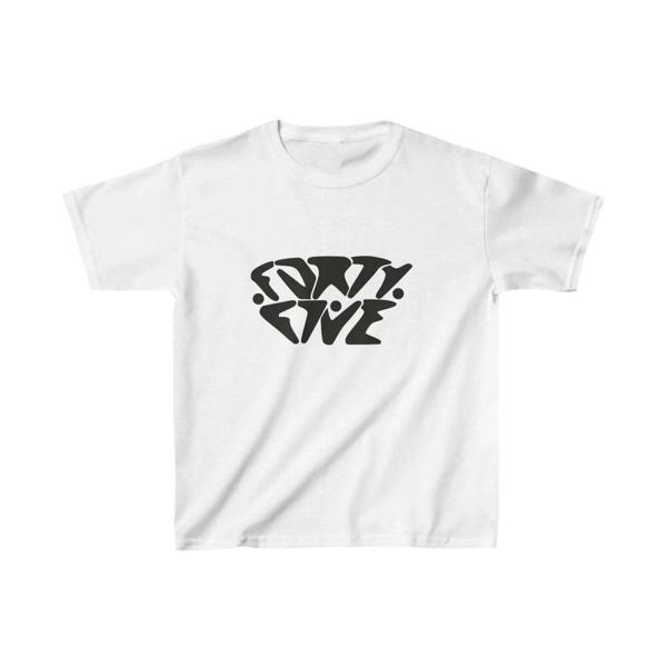 Unisex Çocuk Baskılı T-Shirt - Beyaz - Image 1