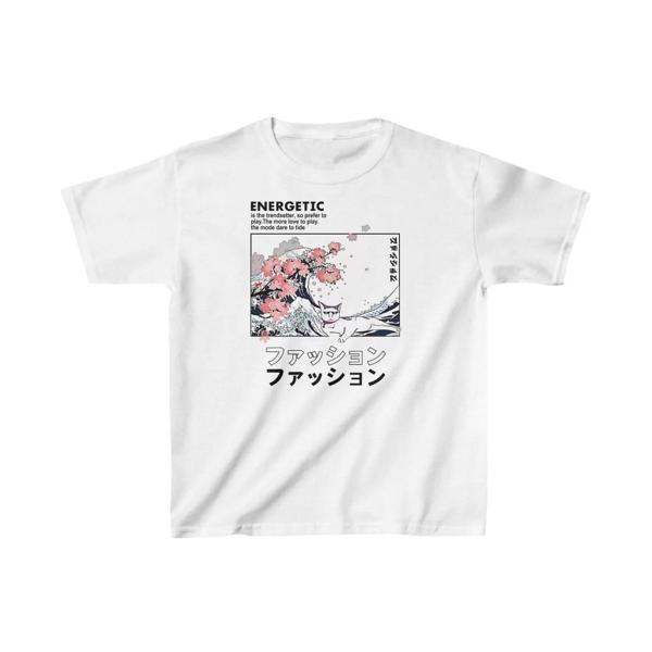 Unisex Çocuk Baskılı T-Shirt - Beyaz - Image 1