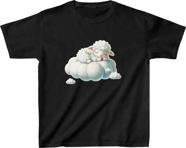 Unisex Çocuk Baskılı T-Shirt - Siyah - Image 1