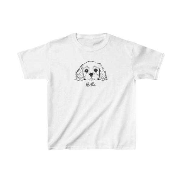Unisex Çocuk Baskılı T-Shirt - Beyaz - Image 1