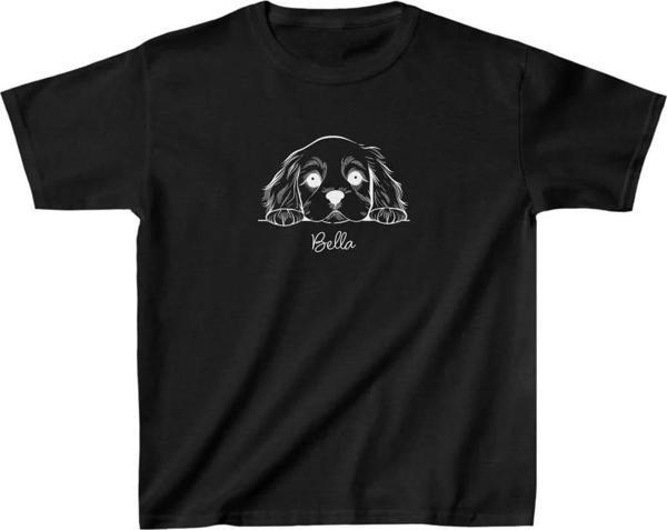 Unisex Çocuk Baskılı T-Shirt - Siyah - Image 1