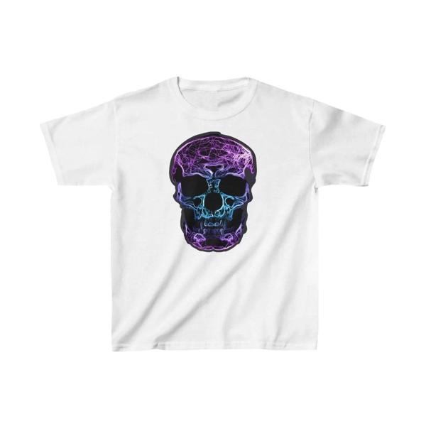 Unisex Çocuk Baskılı T-Shirt - Beyaz - Image 1