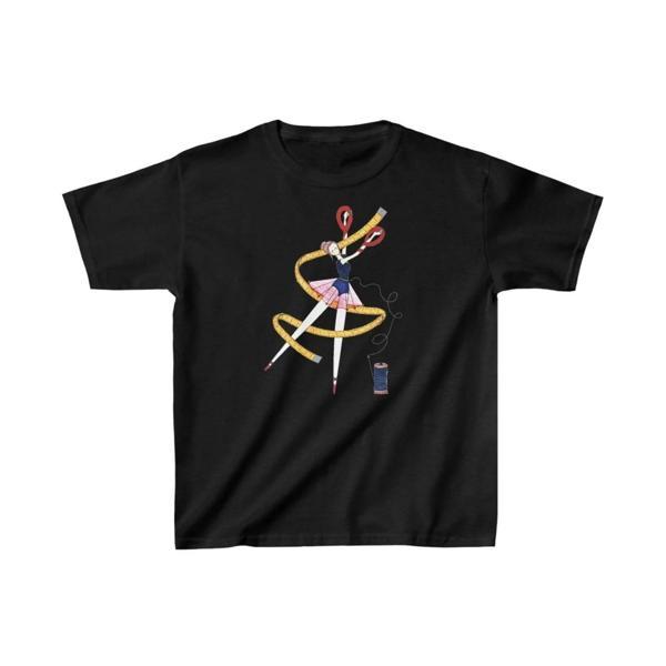 Unisex Çocuk Baskılı T-Shirt - Siyah - Image 1