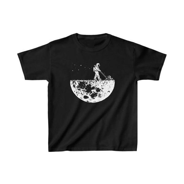 Unisex Çocuk Baskılı T-Shirt - Siyah - Image 1