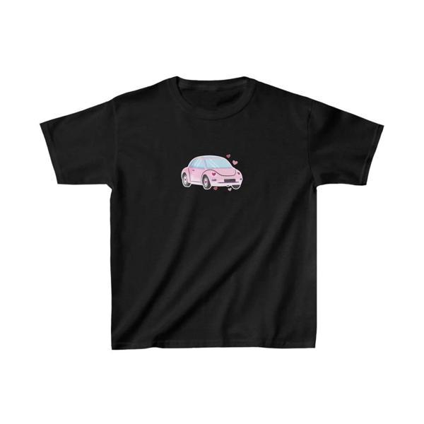 Unisex Çocuk Baskılı T-Shirt - Siyah - Image 1