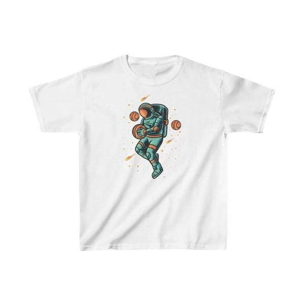 Unisex Çocuk Baskılı T-Shirt - Beyaz - Image 1