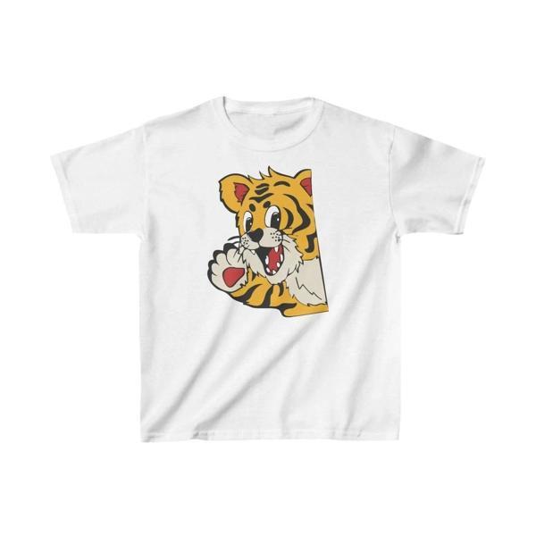 Unisex Çocuk Baskılı T-Shirt - Beyaz - Image 1