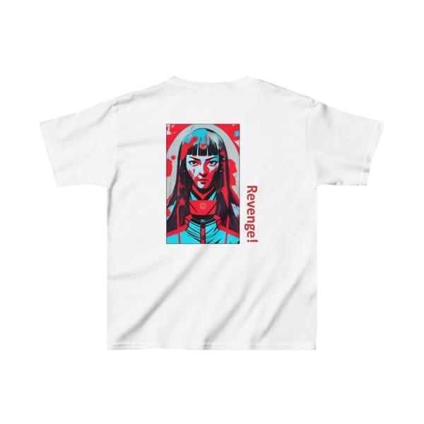 Unisex Çocuk Baskılı T-Shirt - Beyaz - Image 1