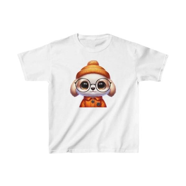 Unisex Çocuk Baskılı T-Shirt - Beyaz - Image 1