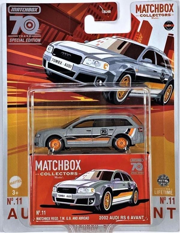 Matchbox Koleksiyon Araçları 70. Yıl Özel Seri GBJ48 - HLJ69 2002 AUDI RS 6 AVANT - Image 1