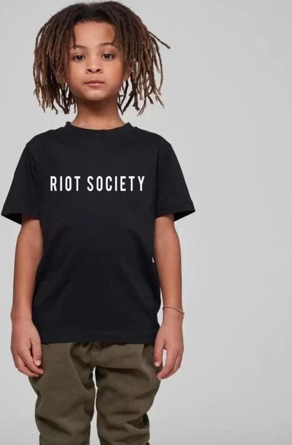 Çocuk Unisex Baskılı T-Shirt - Siyah - Image 1