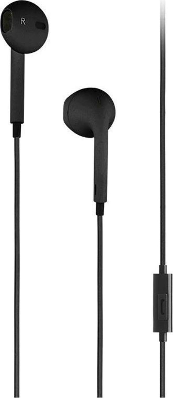 TAKS Kumandalı ve Mikrofonlu Kulakiçi Kulaklık Siyah 5KMM124S (Ttec Garantili) - Image 1