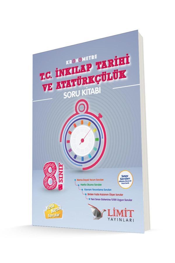 Limit Yayınları 8. Sınıf T.C. İnkılap Tarihi ve Atatürkçülük Soru Kitabı - Limit Yayınları - Image 1