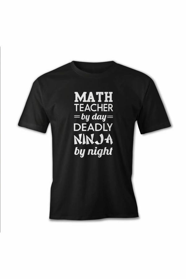 24 Kasım Öğretmenler Baskılı T-shirt - Siyah - Image 1