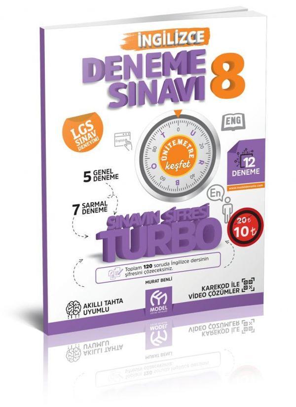 Model Yayınları 8. Sınıf İngilizce Turbo Deneme - Model Yayınları - Image 1