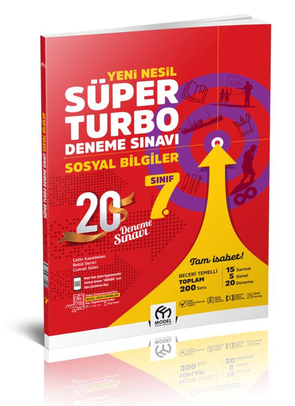 Model Yayınları 7. Sınıf Sosyal Bilgiler Süper Turbo Deneme - Model Yayınları - Image 1