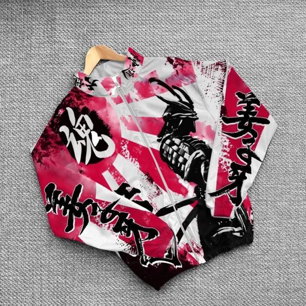 Unisex Dijital Baskılı Paraşüt Rüzgarlık - Renkli - Image 1