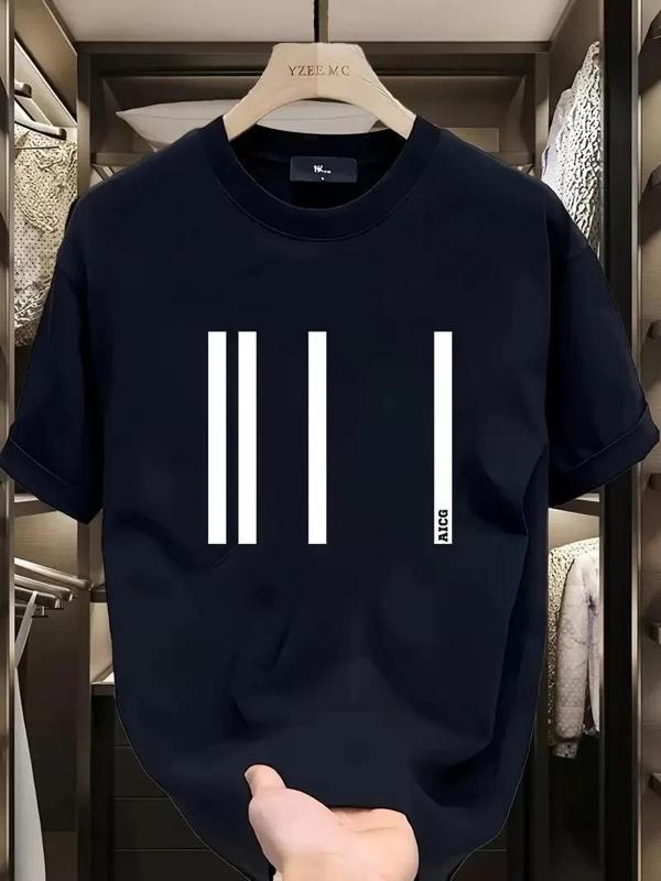 AICG Ön Arka Baskılı Bisiklet Yaka Kadın Oversize Bisiklet Yaka T-shirt - Siyah - Image 1