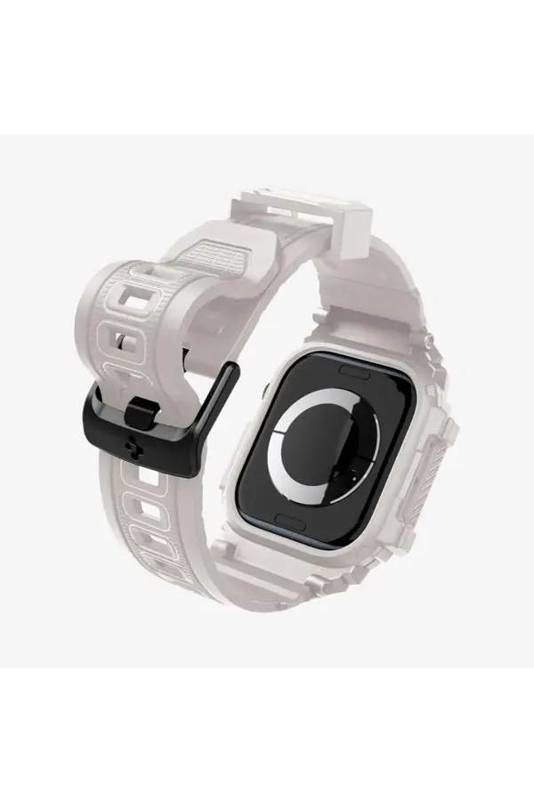 Spigen Apple Watch 46mm Seri 10 Kılıf & Kordon Kayış Rugged Armor Pro Dune Beige - ACS08607 8809971234511 - Image 1