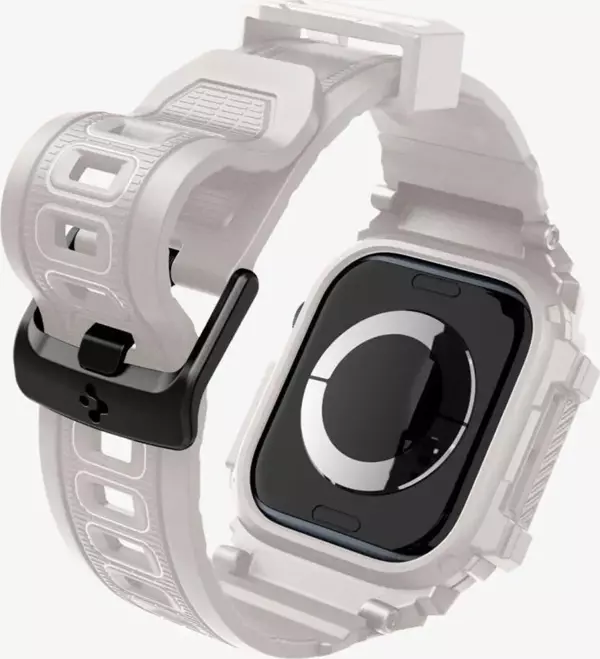 Spigen Apple Watch 46mm Seri 10 Kılıf & Kordon Kayış Rugged Armor Pro Dune Beige - ACS08607 8809971234511 - Image 1