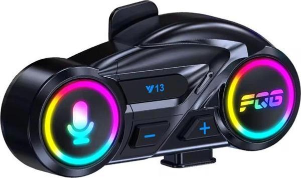 Y13 Motor Kask Kulaklık RGB Modlu Radyolu Motosiklet Kulaklık 5.3 Bluetooth Intercom - Image 1