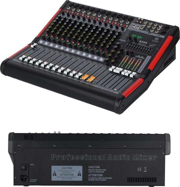 Maxword DC12-PRO 2x99 DSP Efekt Ses Mikseri 12 Kanal Deck Mixer - Image 1
