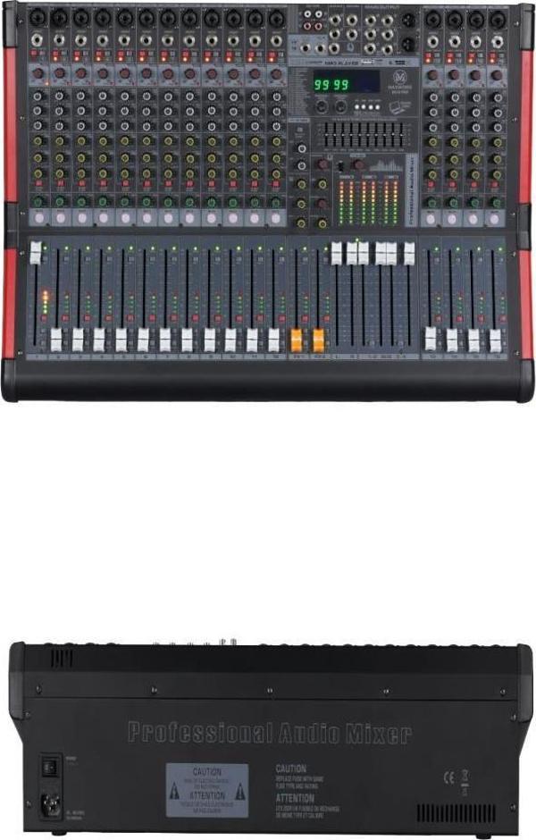 Maxword DC16-PRO 2x99 DSP Efekt Ses Mikseri 16 Kanal Deck Mixer - Image 1