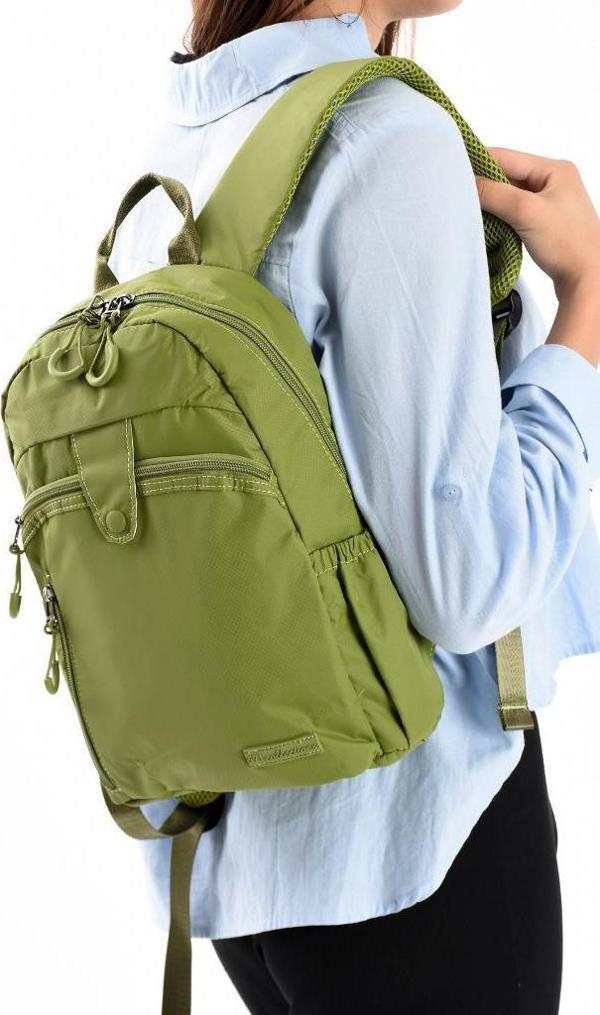 Unisex Sırt Çantası Paraşüt Kumaş Hafif Çok Cepli Yağmur İtici Kumaş 32*22 Cm 571 Collection - Image 1