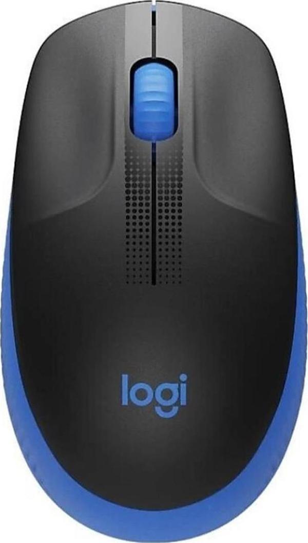 Logitech 910-005909 M191 Mavi Büyük Boy Kablosuz Mouse Optik 1000 Dpı Buton - Image 1