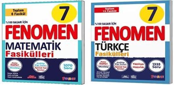 Fenomen Okul 2026 7. Sınıf Matematik + Türkçe Fasikül Seti 2 Kitap - Image 1